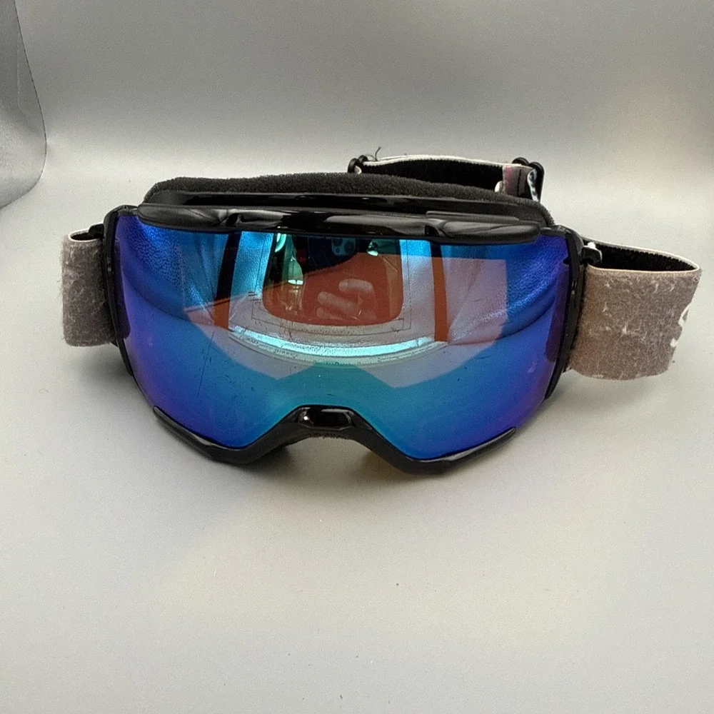 Smith Authentic Black Goggles Everyday Mirror Lens Ski Snowboarding Mirror lens